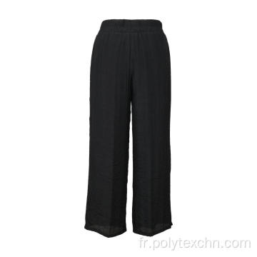 Pantalon large à jambe longue Jupe-culotte Pantalon